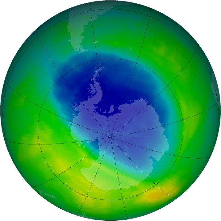 Ozone Map 1984-10-28